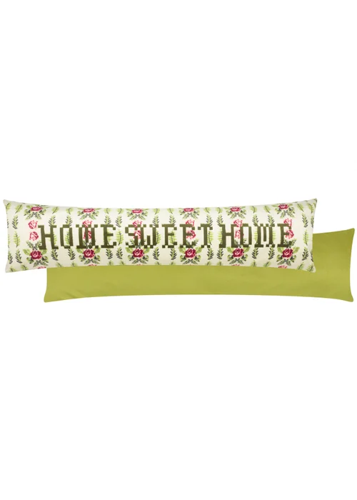 furn. Feeoni Home Sweet Home Velvet Draught Excluder - One Size Image 2