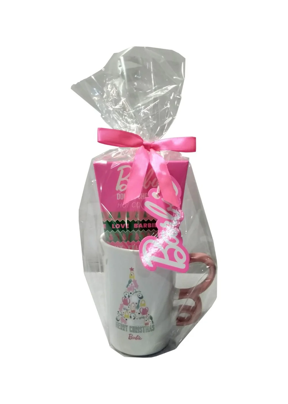 Barbie Pink Hot Cocoa and "B" Mug Gift Set - One Size Image 1