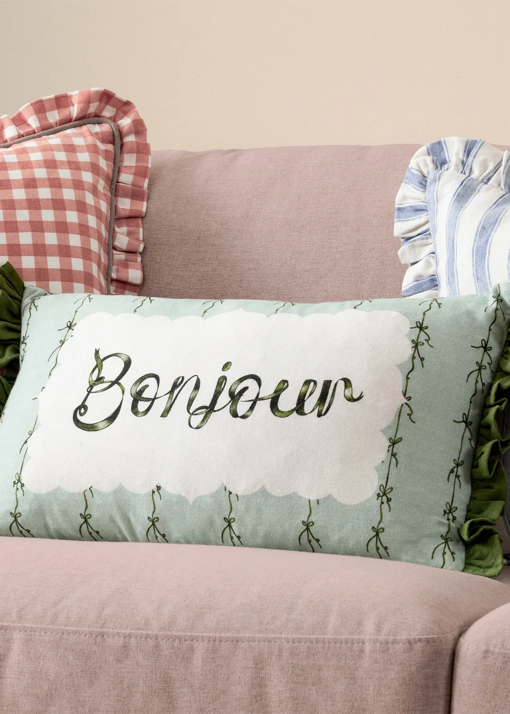 furn. Bonjour Cotton Filled Cushion (30cm x 50cm) - One Size Image 1