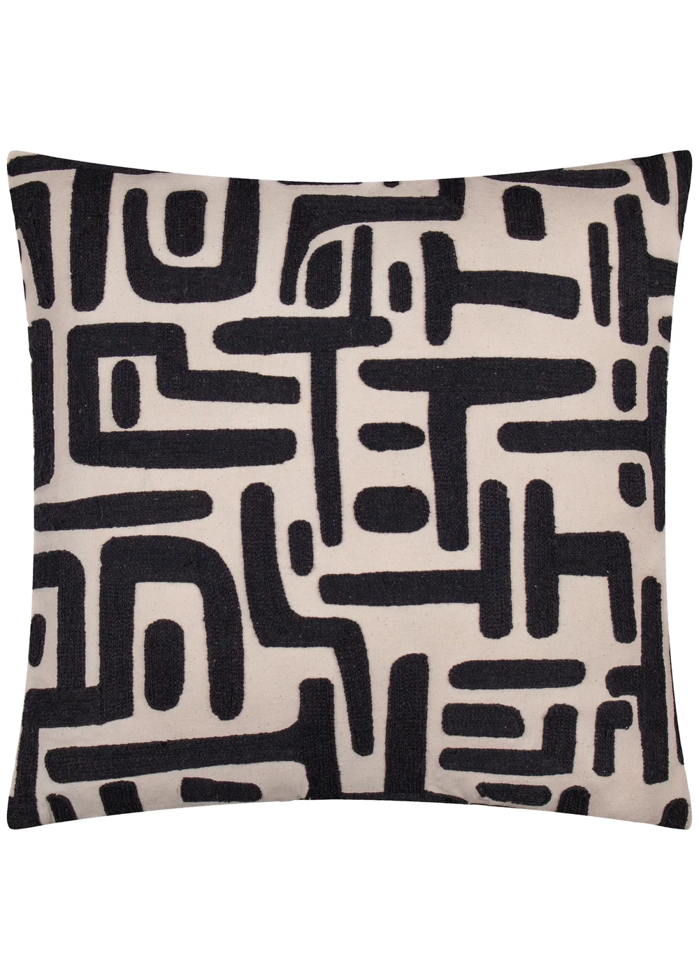 Hoem Brooke Embroidered Cotton Filled Cushion (45cm x 45cm) - 45cm x 45cm Image 1