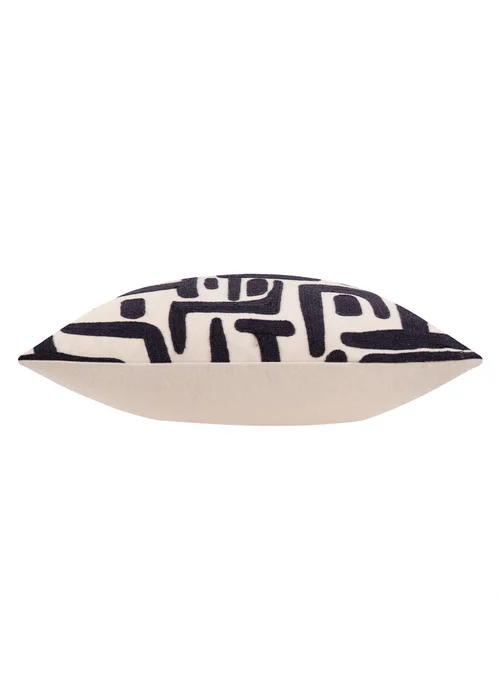 Hoem Brooke Embroidered Cotton Filled Cushion (45cm x 45cm) - 45cm x 45cm Image 3