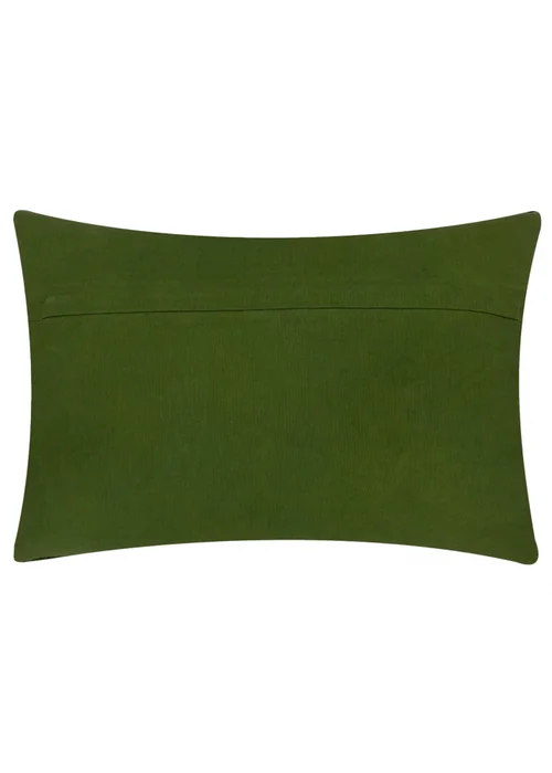 Wylder Dynasty Dragon Embroidered Chenille Filled Cushion (30cm x 50cm) - One Size Image 2