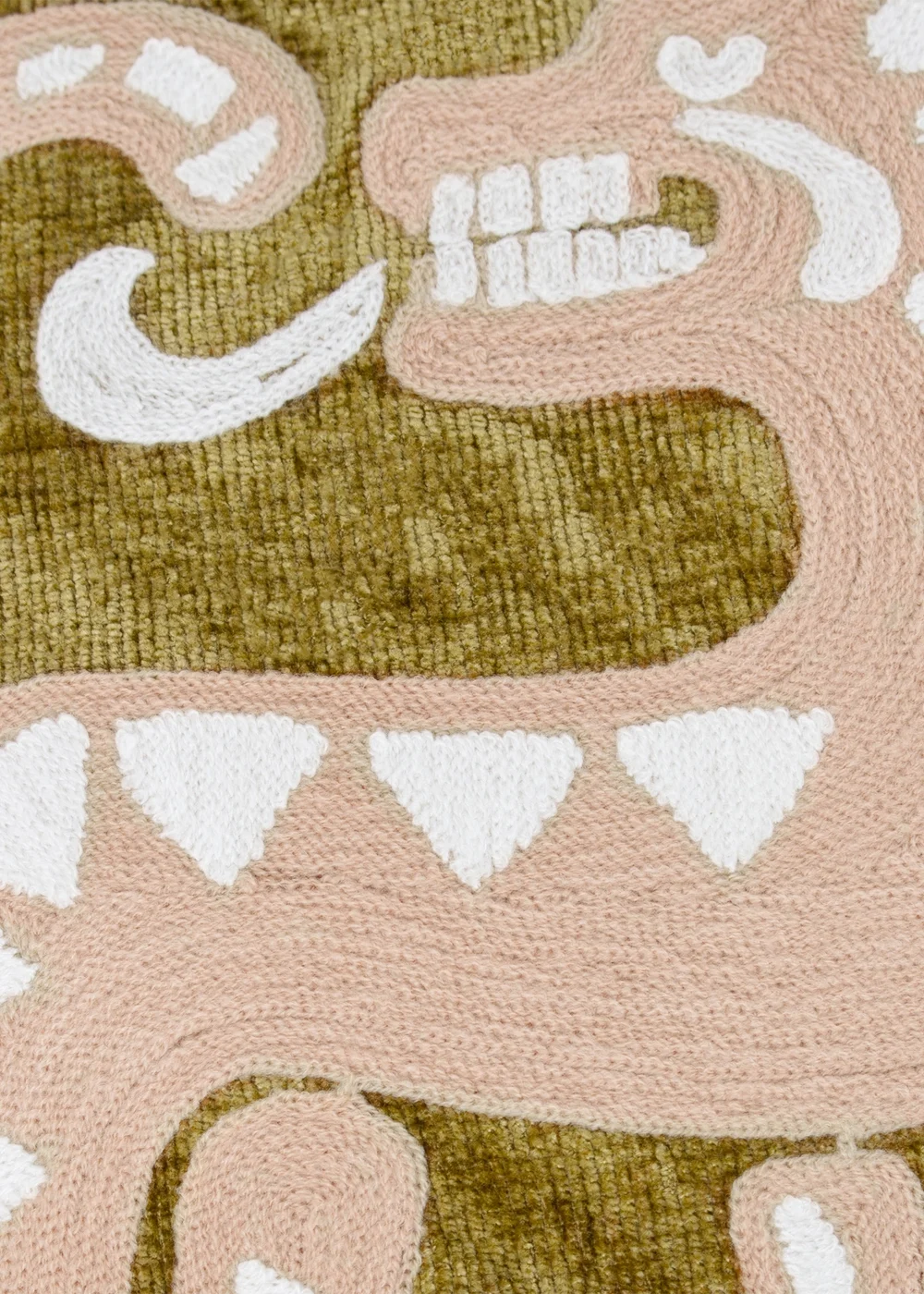 Wylder Dynasty Tiger Embroidered Chenille Filled Cushion (50cm x 50cm) - 50cm x 50cm Image 4