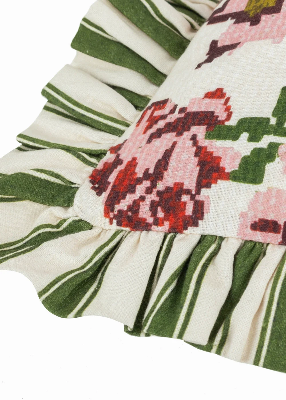 furn. Feeoni Ruffle Ruffled Cotton Filled Cushion (43cm x 43cm) - 45cm x 45cm Image 4