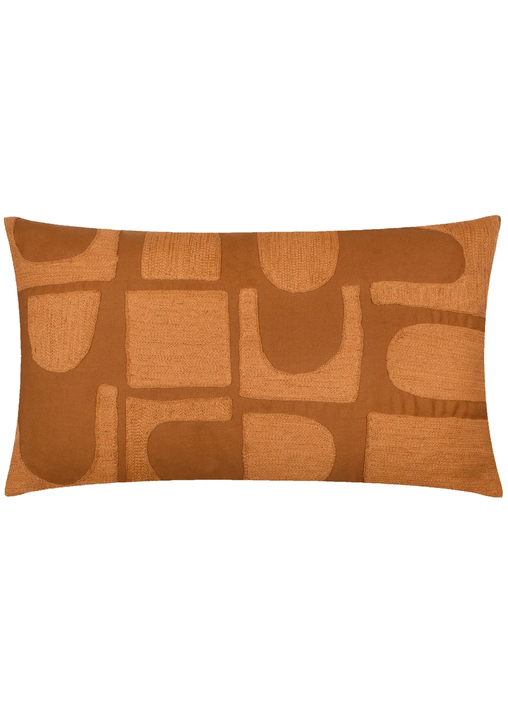 Hoem Hallam Embroidered Cotton Filled Cushion (30cm x 50cm) - One Size Image 1
