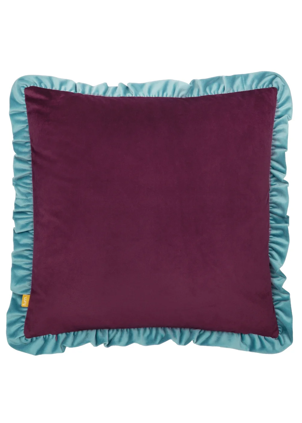 furn. Athena Printed Velvet Filled Cushion (45cm x 45cm) - 45cm x 45cm Image 2