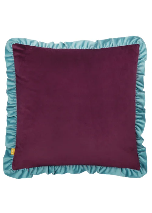 furn. Athena Printed Velvet Filled Cushion (45cm x 45cm) - 45cm x 45cm Image 2