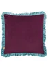 furn. Athena Printed Velvet Filled Cushion (45cm x 45cm) - 45cm x 45cm Image 2