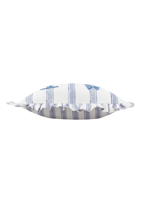 furn. Noortje Ruffle Bows Cotton Filled Cushion (43cm x 43cm) - 45cm x 45cm Image 4