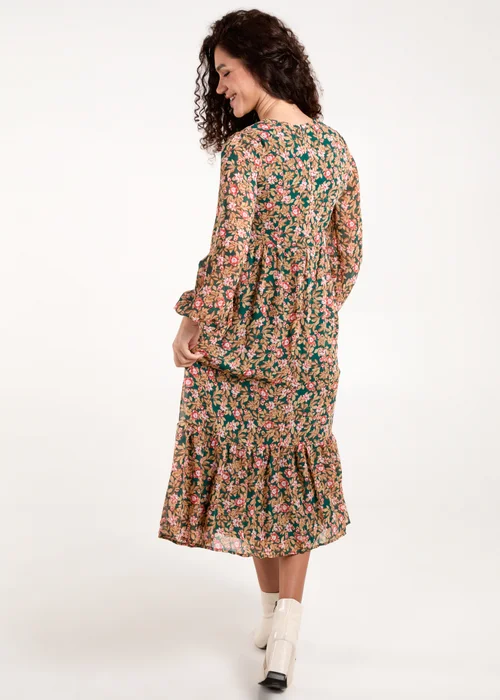 Blue Vanilla Green Button Through Midi Dress - 8 Image 2
