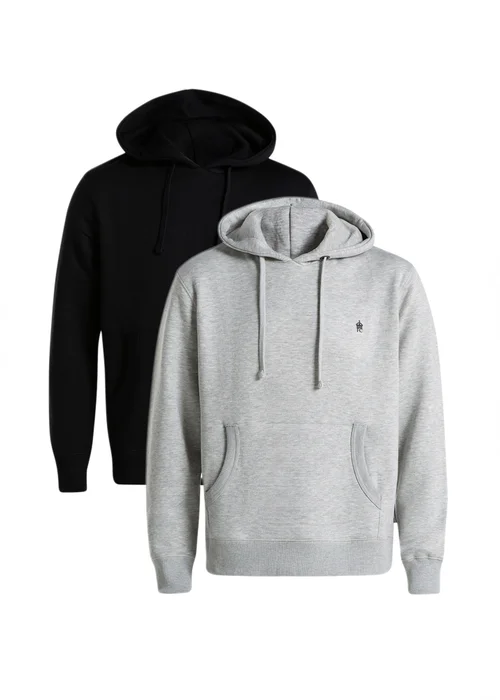 French Connection 2 Pack Cotton Blend Hoodies - Small Image 1