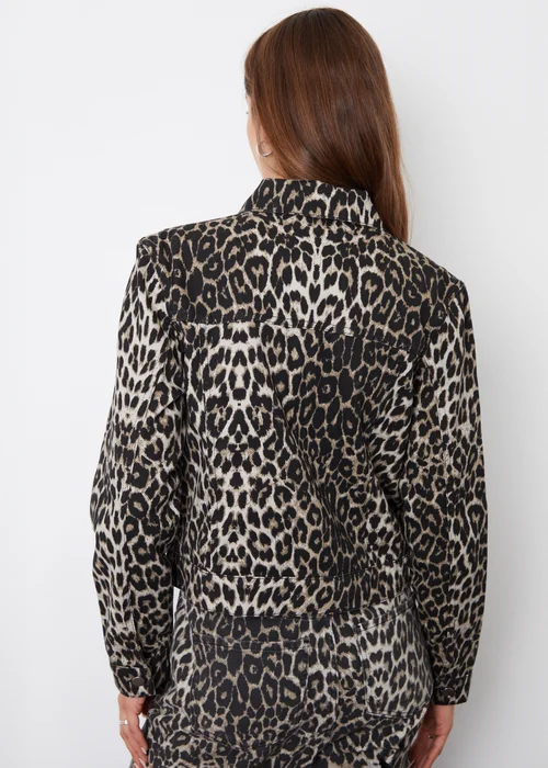 Threadbare Brown Soleste Printed Denim Jacket - 10 Image 2