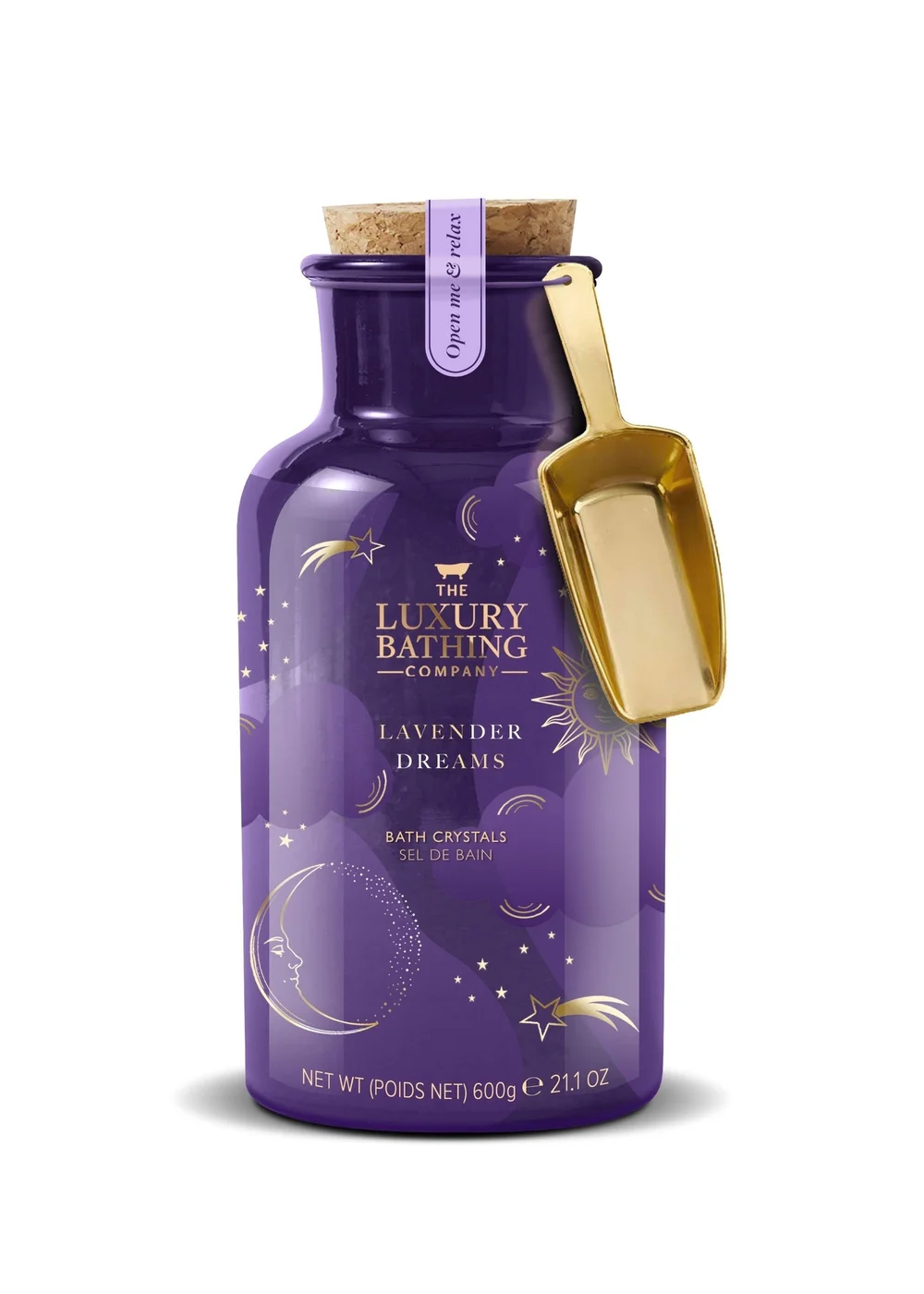 The Luxury Bathing Company Purple Bathtime Bliss Bath Crystals Jar - One Size Image 1