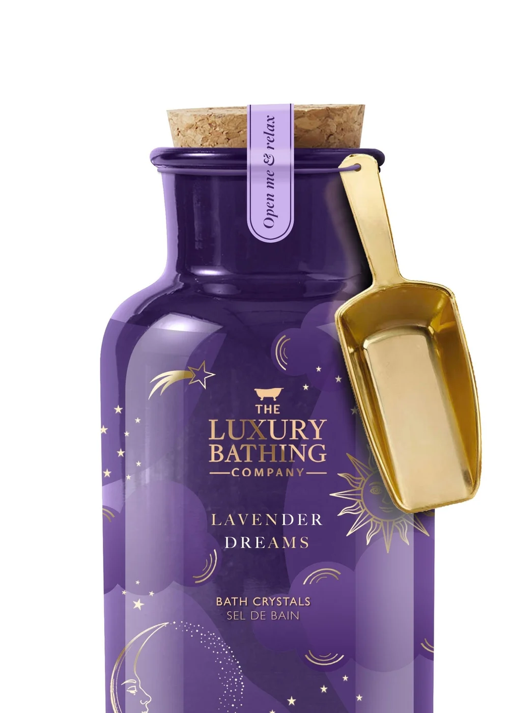 The Luxury Bathing Company Purple Bathtime Bliss Bath Crystals Jar - One Size Image 2