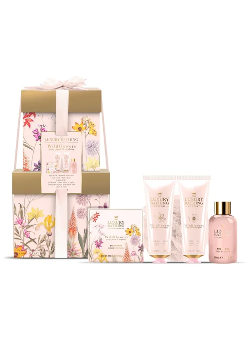 The Luxury Bathing Company Pastel Pink Complete Collection Stack Set - One Size Image 1