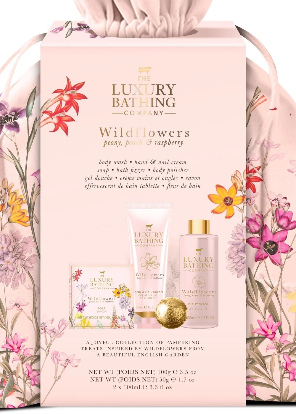 The Luxury Bathing Company Pastel Pink Weekend Essentials Bag Set - One Size Image 2
