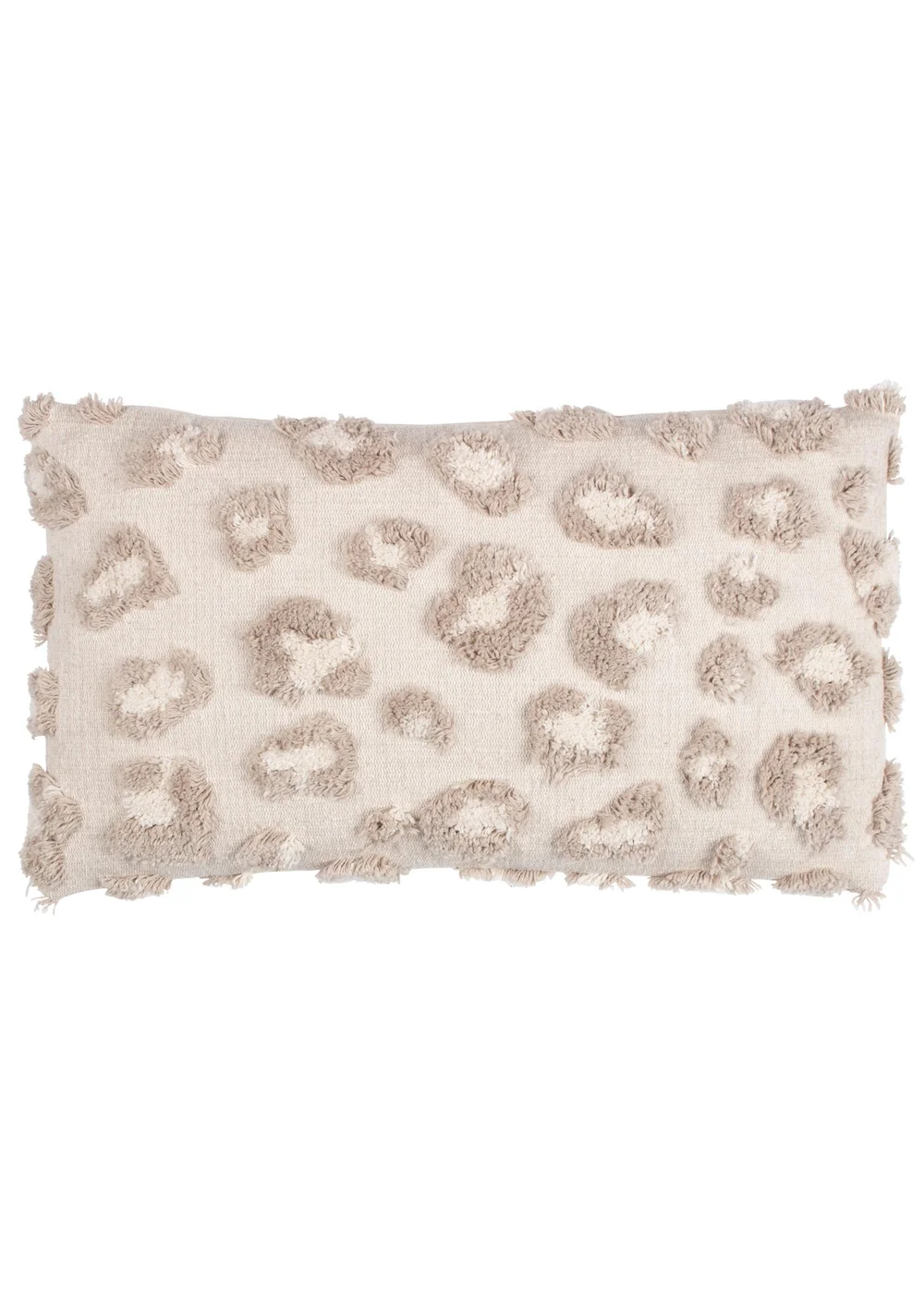furn. Natural Maeve Tufted Cotton Filled Cushion (30cm x 50cm) - One Size Image 2