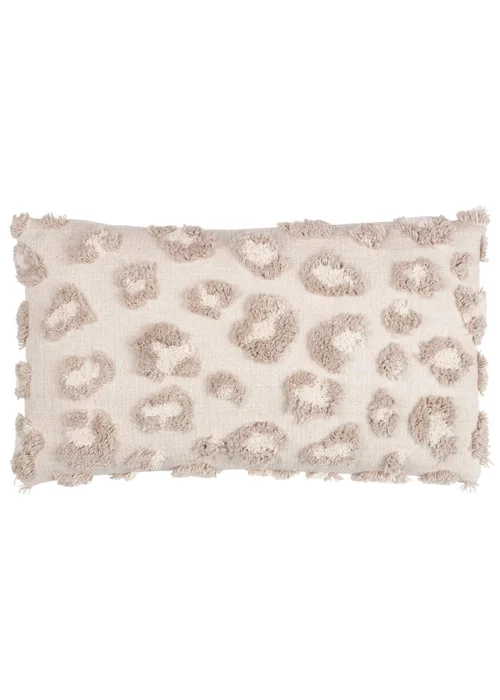 furn. Natural Maeve Tufted Cotton Filled Cushion (30cm x 50cm) - One Size Image 2