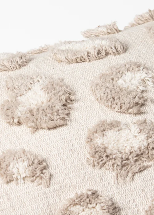 furn. Natural Maeve Tufted Cotton Filled Cushion (30cm x 50cm) - One Size Image 5