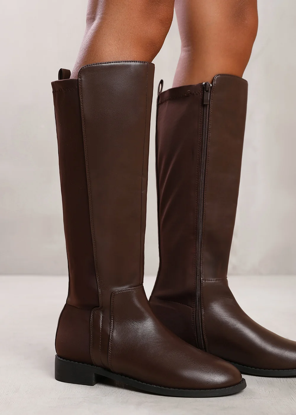 Where's That From Parker Dark Brown Knee High Boots - 6 Image 3