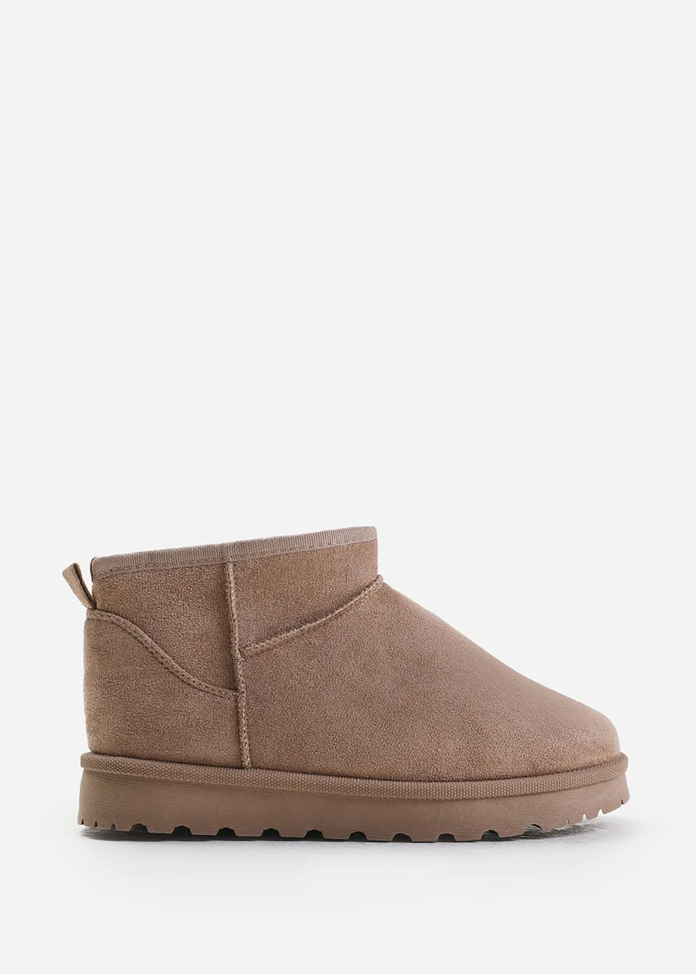Where's That From Camel Faux-Faux Suede Maple Faux Fur Slipper Boots - Size 3 Image 2