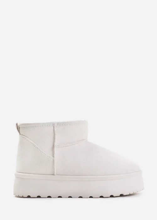 Where's That From Zyla Cream Faux-Suede Fur Lining Slipper Boots - 3 Image 2