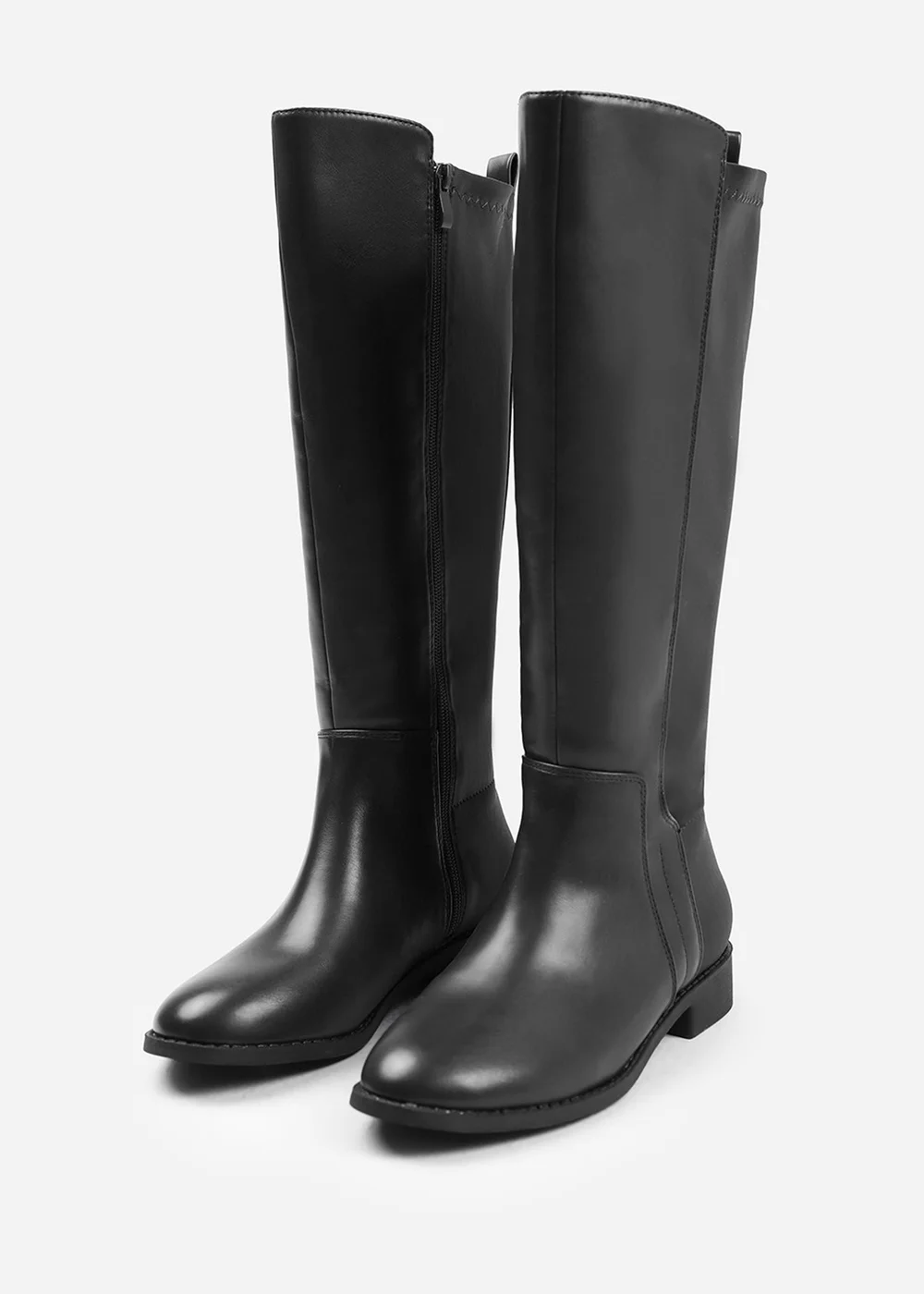 Where's That From Parker Black Wide Calf Knee High Boots - 4 Image 4
