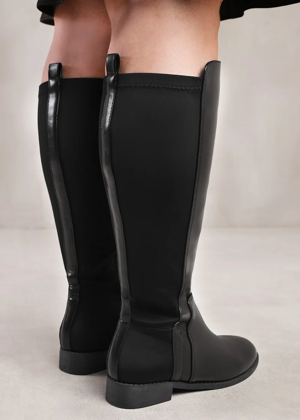 Where's That From Parker Black Wide Calf Knee High Boots - 4 Image 3