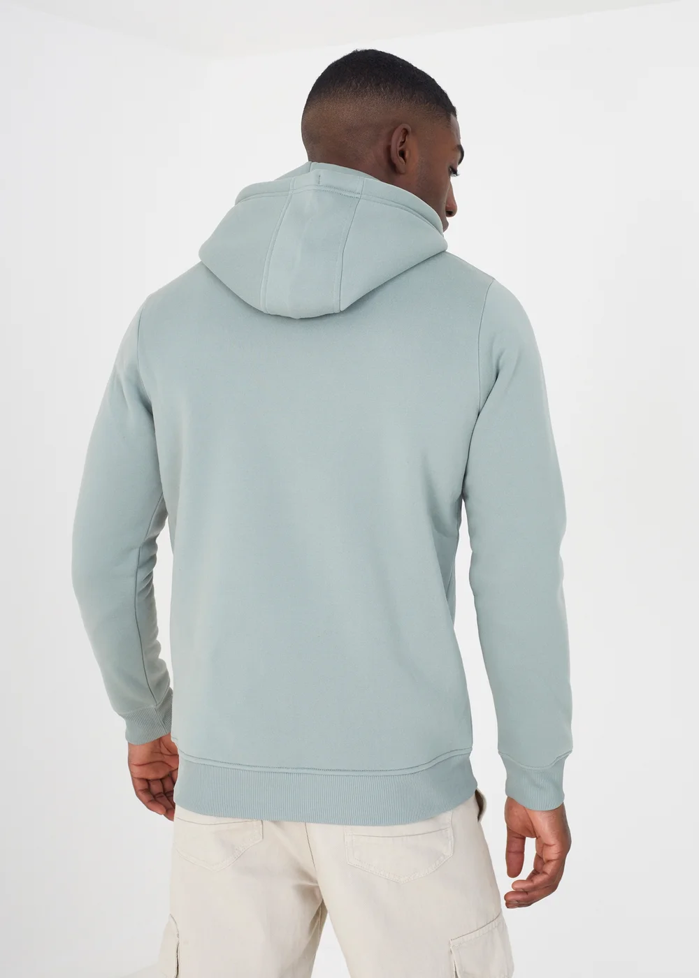 Brave Soul Green Zip Through Hoody - S Image 2