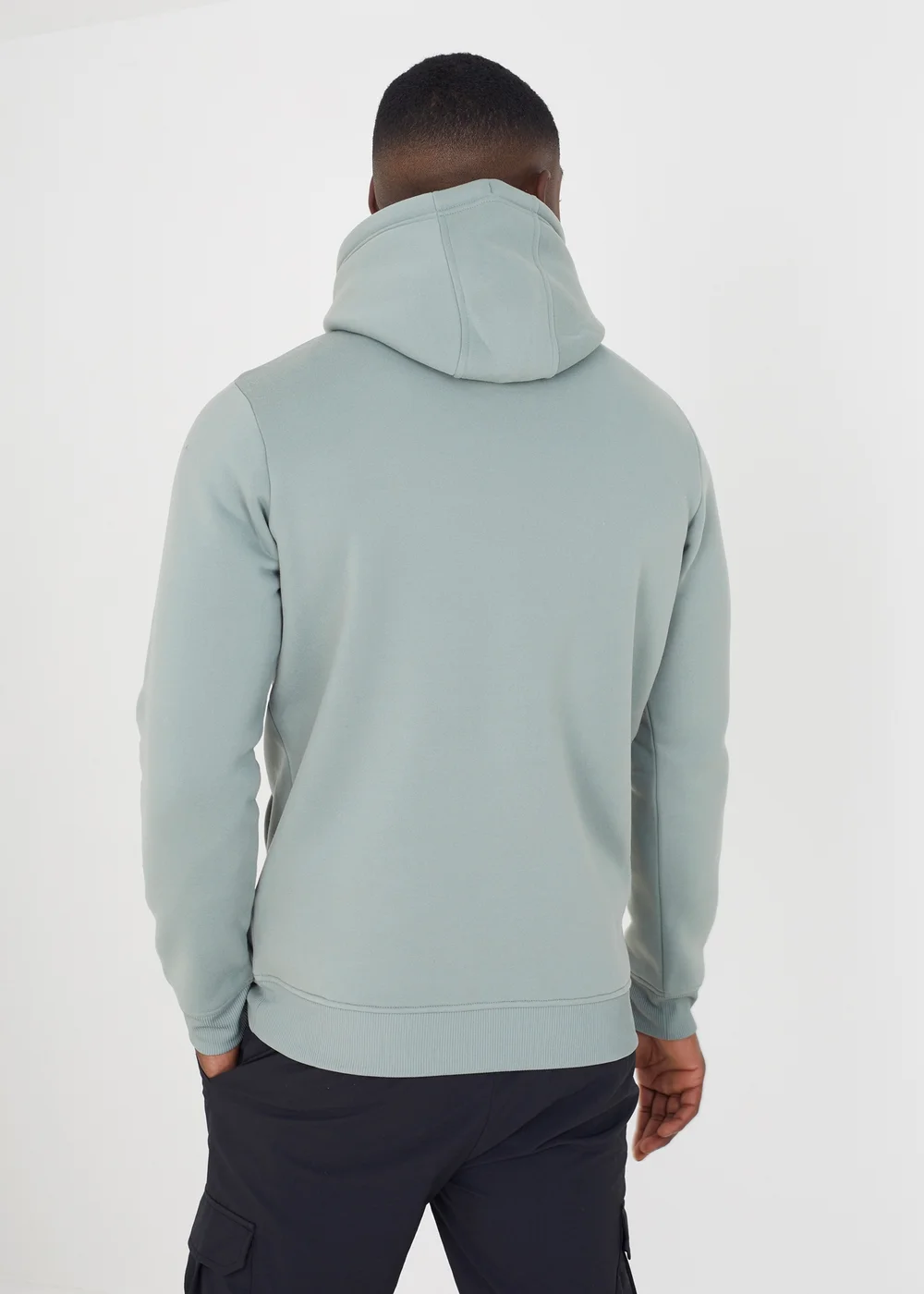 Brave Soul Green Hoody With Kangaroo Pocket - XL Image 2