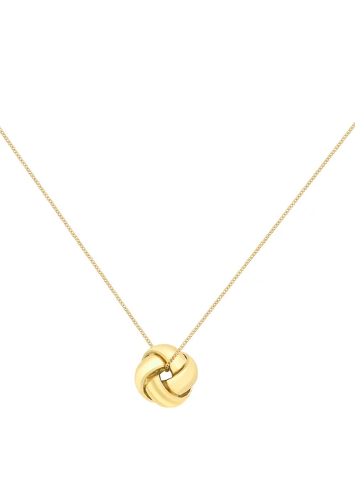 Golden Moments 9ct Yellow Gold 4-Way Knot Necklace - One Size Image 1