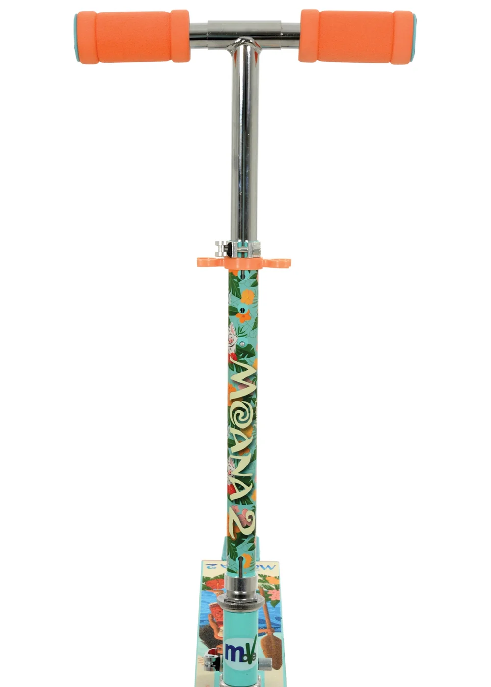 Disney Moana Folding Inline Scooter with Light Up Wheels - One Size Image 6