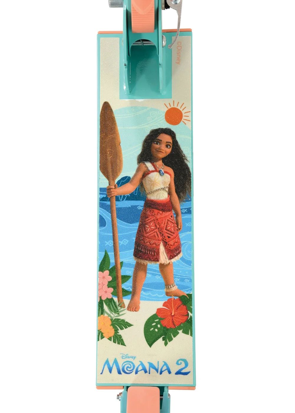 Disney Moana Folding Inline Scooter with Light Up Wheels - One Size Image 4
