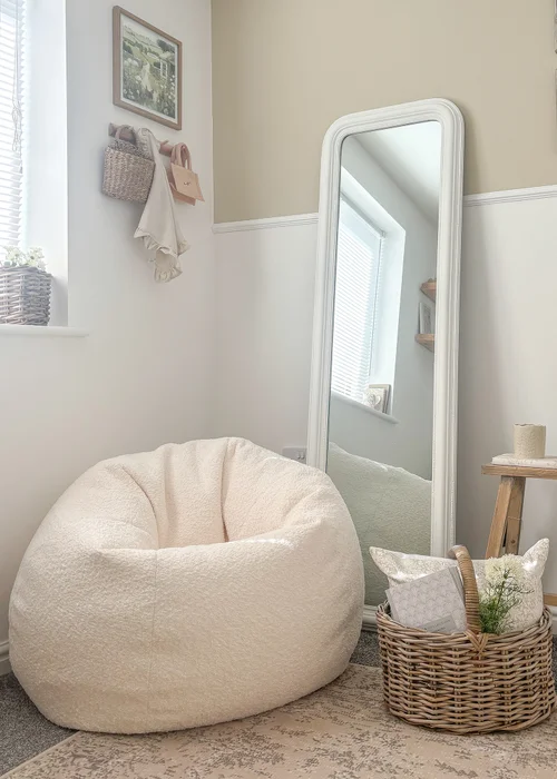 rucomfy Snug Slouchbag Natural Beanbag - One Size Image 2