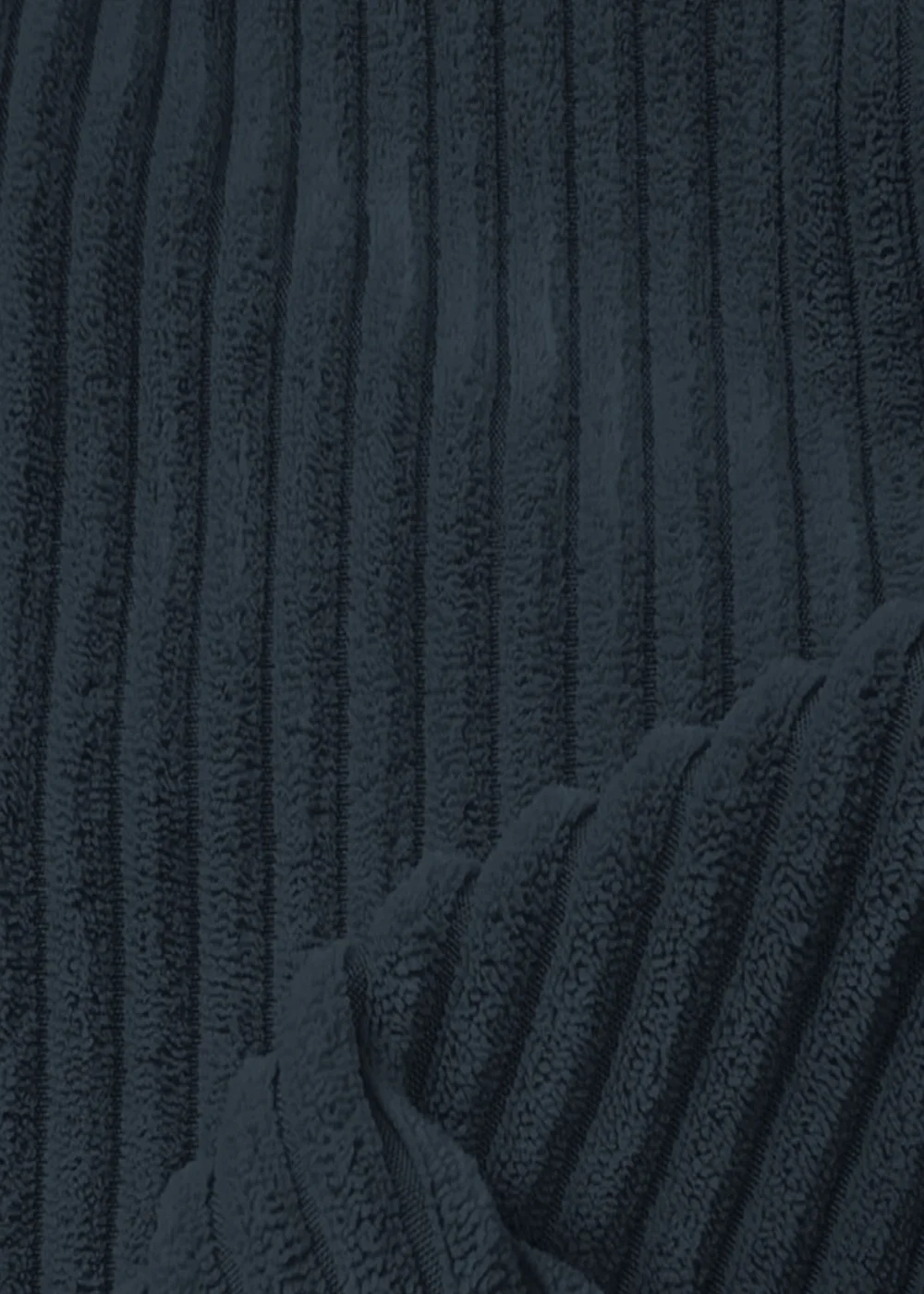 rucomfy Jumbo Cord Big Kids Snuggle Chair Navy Beanbag - One Size Image 3
