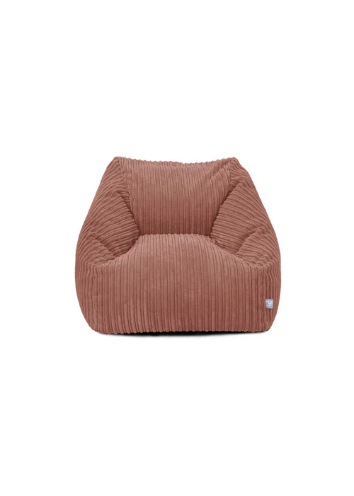 rucomfy Jumbo Cord Big Kids Snuggle Chair Blush Pink Beanbag - One Size Image 3