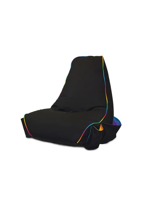 rucomfy Kids Gaming Chair LED Beanbag - One Size Image 2