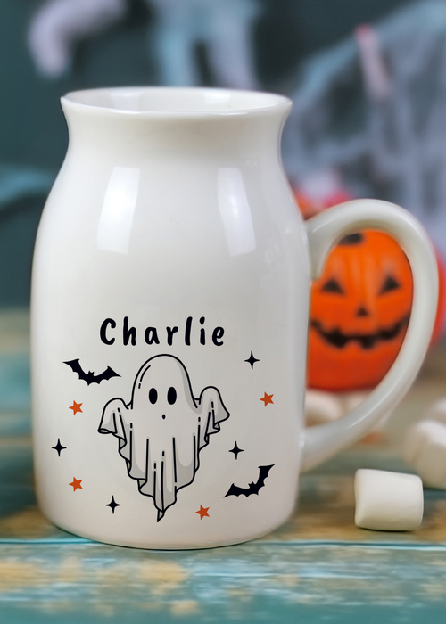 Personalised Memento Company White Halloween Ghost Jug - One Size Image 2