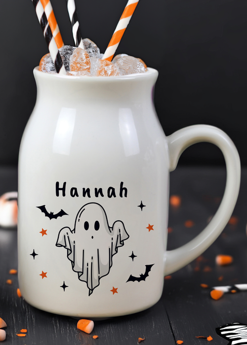 Personalised Memento Company White Halloween Ghost Jug - One Size Image 3