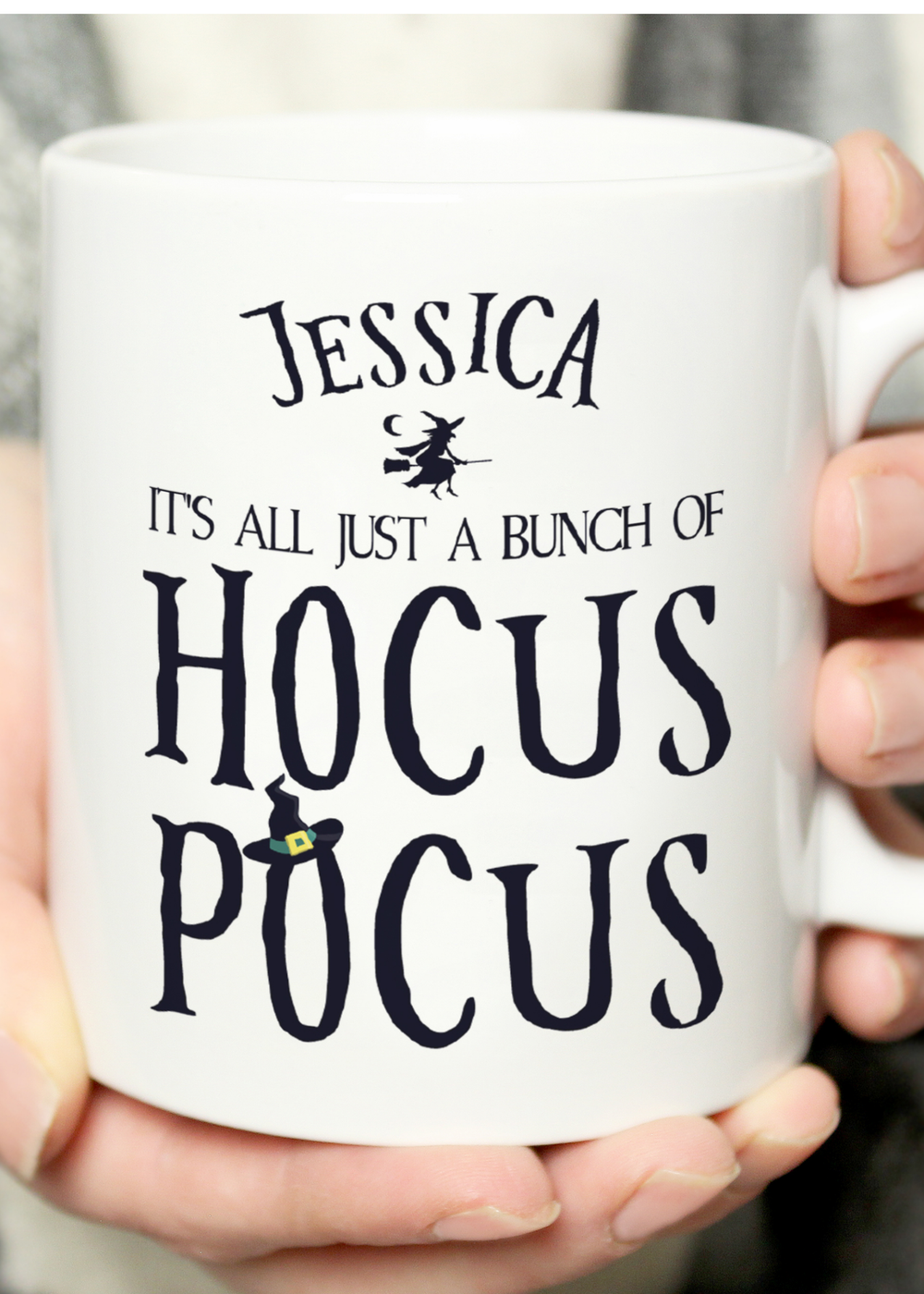 Personalised Memento Company White Halloween Hocus Pocus Mug - One Size Image 3