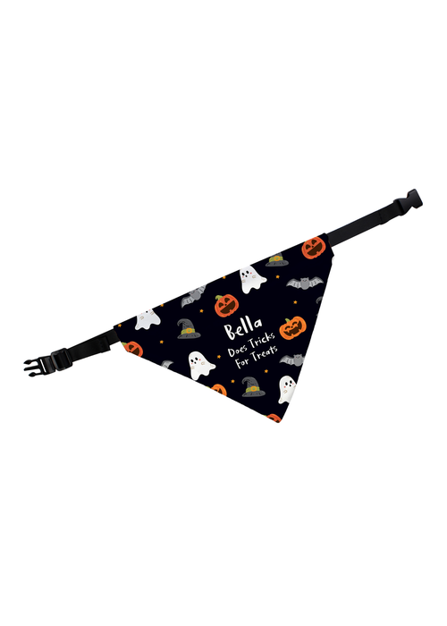 Personalised Memento Company Black Halloween Dog Bandana - One Size Image 1