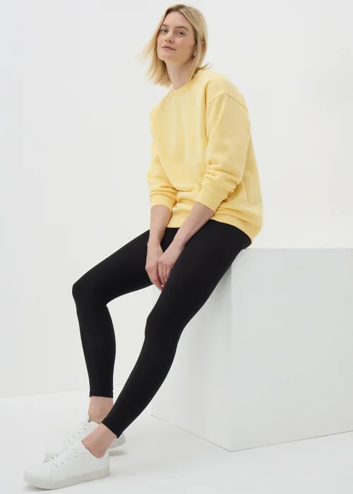 Lemon Longline Sweatshirt - Small Image 1
