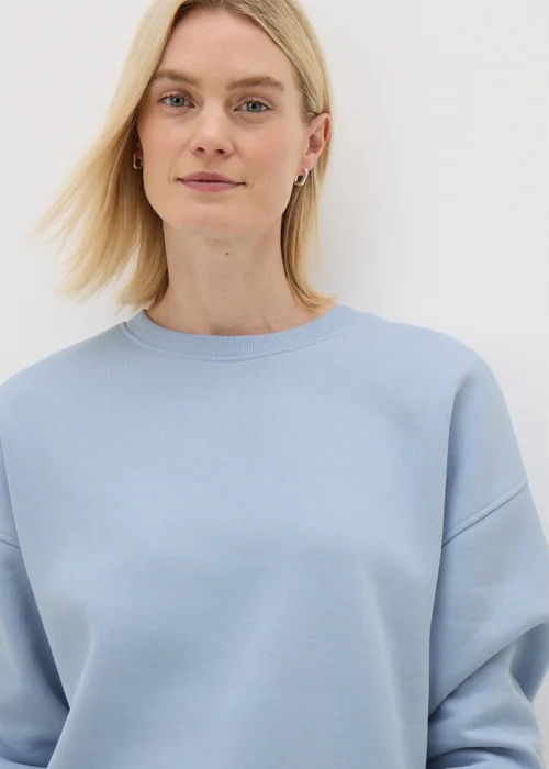 Blue Longline Sweatshirt - S Image 3