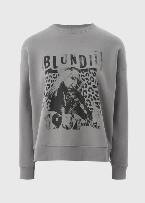 Grey Blondie Animal Print Sweatshirt - XS Image 4