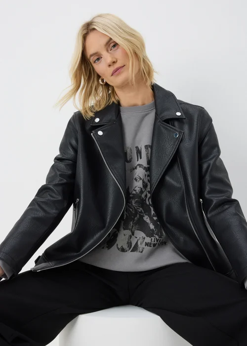Grey Blondie Animal Print Sweatshirt - XS Image 2