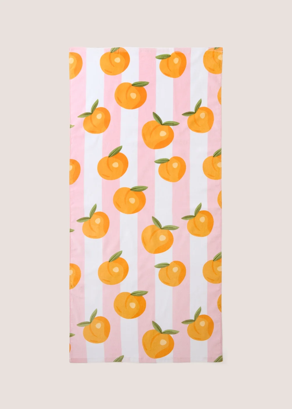 Peach Beach Towel Image 1