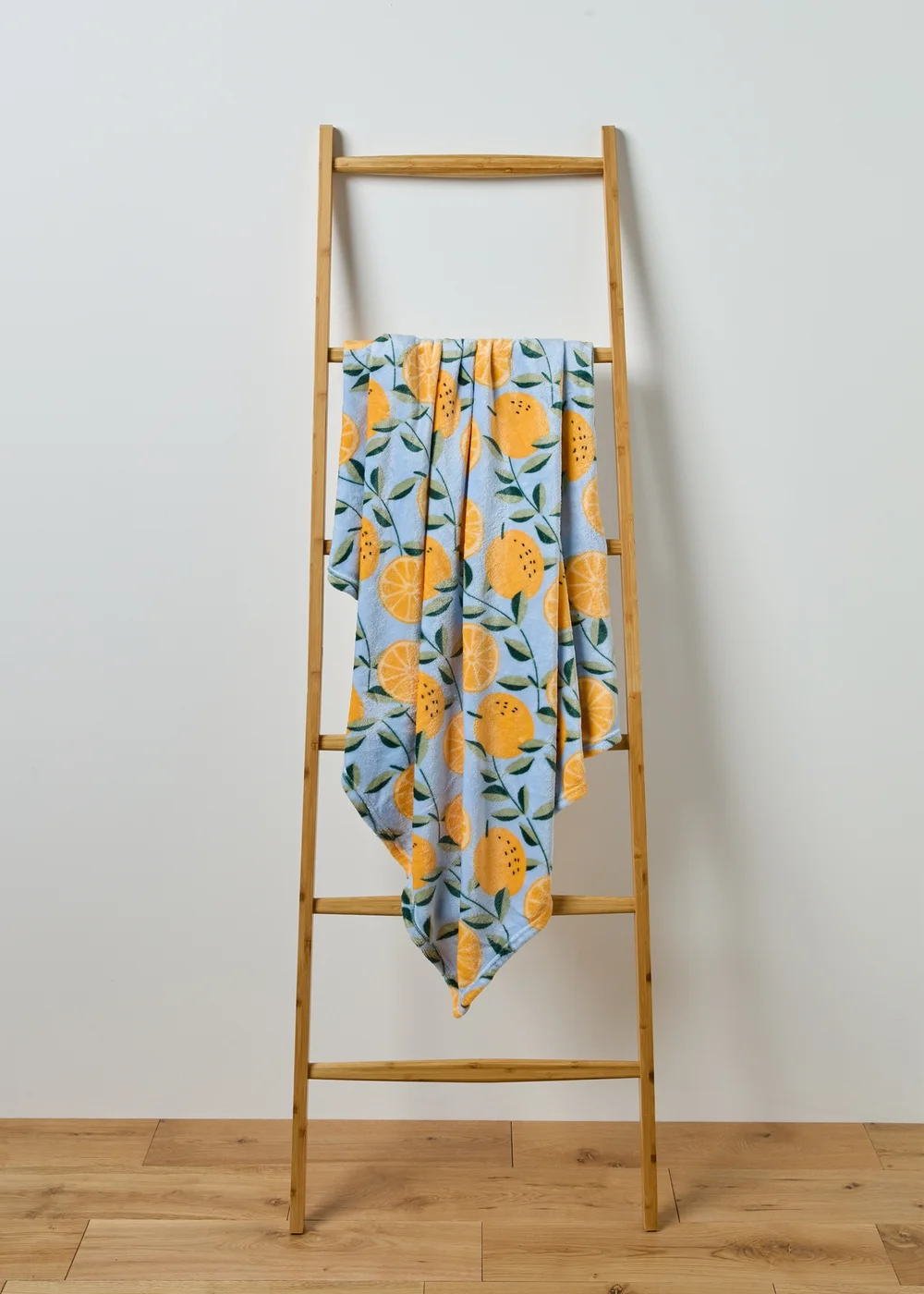 Orange Printed Throw Image 1
