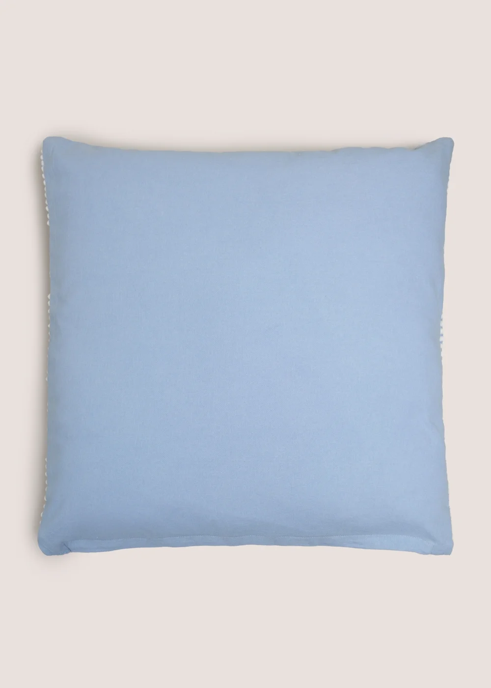 Blue Bobble Stripe Cushion Image 2