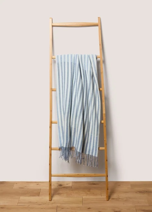 Blue Stripe Throw Image 1