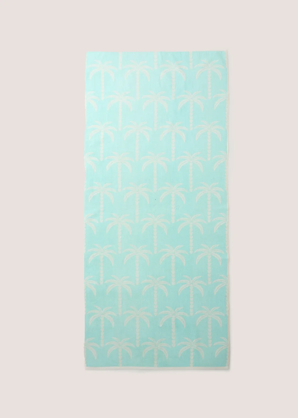 Turquoise Palm Tree Beach Towel Image 1